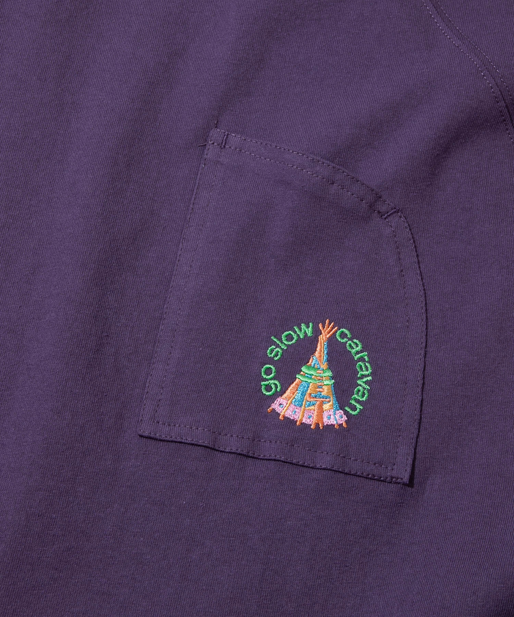 go slow caravan(ゴースローキャラバン) |USA/C ラグランセットインプルオーバーTEE (WOMENS)