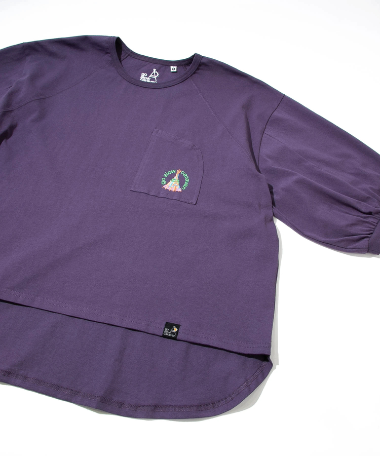 go slow caravan(ゴースローキャラバン) |USA/C ラグランセットインプルオーバーTEE (WOMENS)