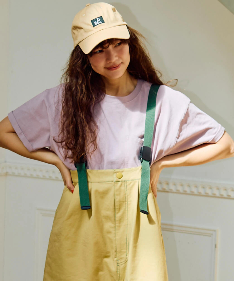 go slow caravan(ゴースローキャラバン) |USA/CミドルラウンドポケTEE (WOMENS)