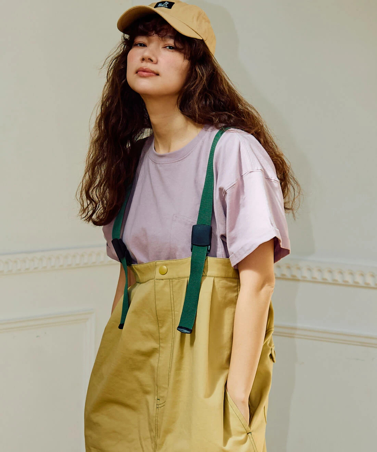 go slow caravan(ゴースローキャラバン) |USA/CミドルラウンドポケTEE (WOMENS)