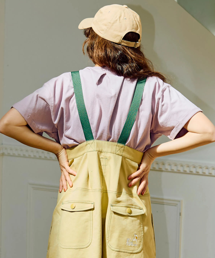 go slow caravan(ゴースローキャラバン) |USA/CミドルラウンドポケTEE (WOMENS)