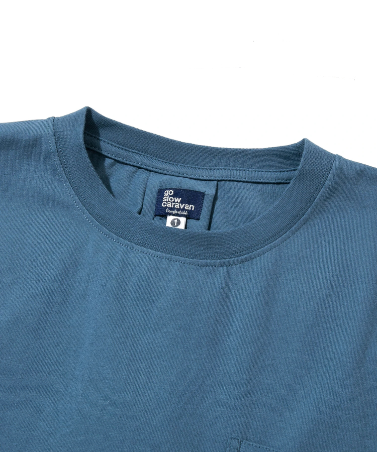 go slow caravan(ゴースローキャラバン) |USA/CミドルラウンドポケTEE (WOMENS)
