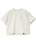 go slow caravan(ゴースローキャラバン) |USA/CスクエアLOGOバックプリントミドルTEE (WOMENS)