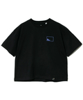 go slow caravan(ゴースローキャラバン) |USA/CスクエアLOGOバックプリントミドルTEE (WOMENS)
