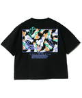 go slow caravan(ゴースローキャラバン) |USA/CスクエアLOGOバックプリントミドルTEE (WOMENS)