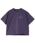 go slow caravan(ゴースローキャラバン) |USA/CスクエアLOGOバックプリントミドルTEE (WOMENS)