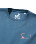 go slow caravan(ゴースローキャラバン) |USA/CスクエアLOGOバックプリントミドルTEE (WOMENS)