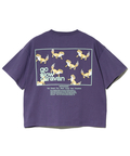 go slow caravan(ゴースローキャラバン) |USA/CスクエアLOGOバックプリントミドルTEE (WOMENS)