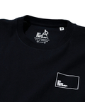 go slow caravan(ゴースローキャラバン) |USA/CスクエアLOGOバックプリントミドルTEE (WOMENS)