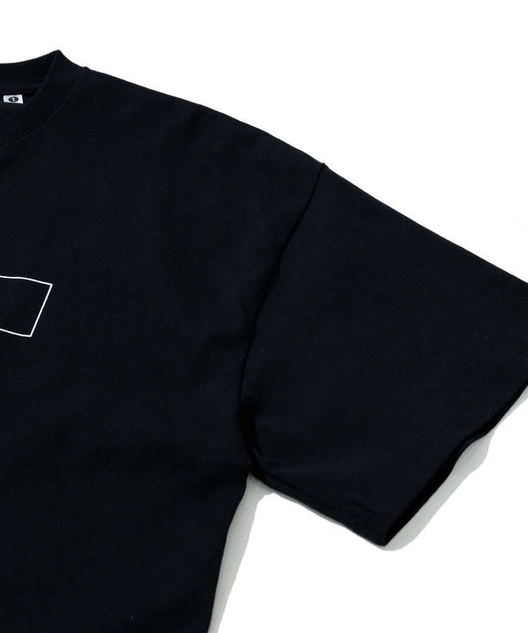 go slow caravan(ゴースローキャラバン) |USA/CスクエアLOGOバックプリントミドルTEE (WOMENS)
