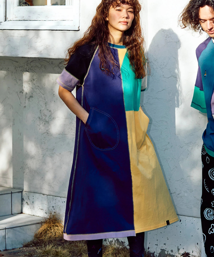 go slow caravan(ゴースローキャラバン) |USA/C切替CRAZYワンピース (WOMENS)