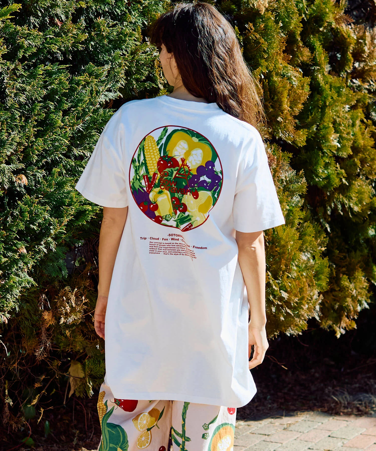 go slow caravan(ゴースローキャラバン) |USA/CサークルLOGOチュニック (WOMENS)