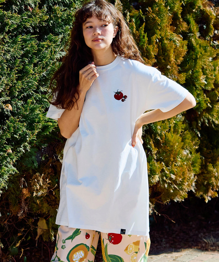 go slow caravan(ゴースローキャラバン) |USA/CサークルLOGOチュニック (WOMENS)