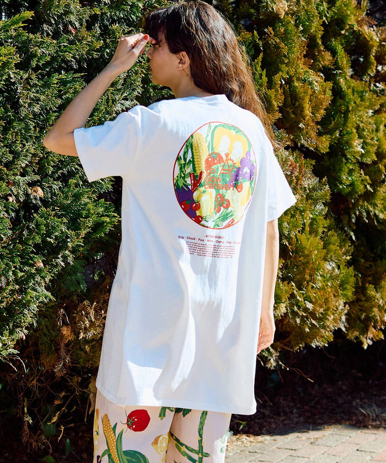 go slow caravan(ゴースローキャラバン) |USA/CサークルLOGOチュニック (WOMENS)