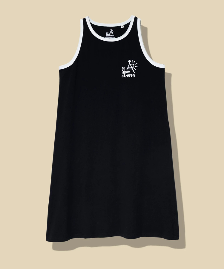 go slow caravan(ゴースローキャラバン) |USA/Cカラーバインダータンクトップワンピース (WOMENS)