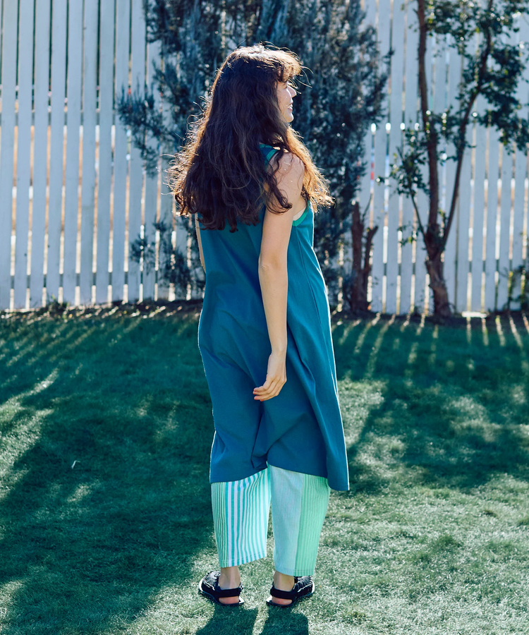 go slow caravan(ゴースローキャラバン) |USA/Cカラーバインダータンクトップワンピース (WOMENS)