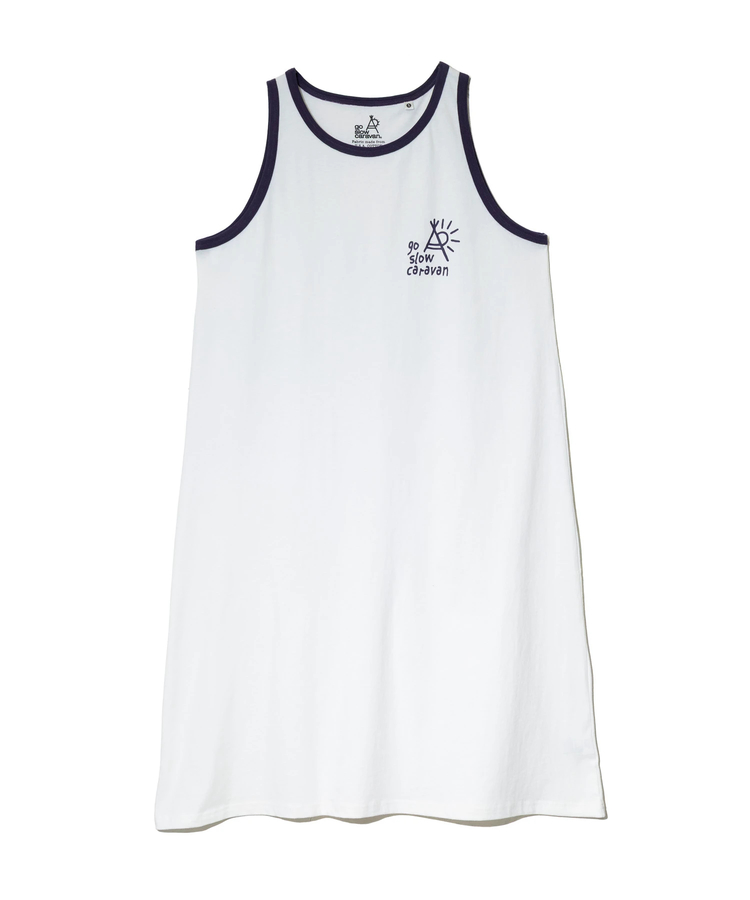 go slow caravan(ゴースローキャラバン) |USA/Cカラーバインダータンクトップワンピース (WOMENS)