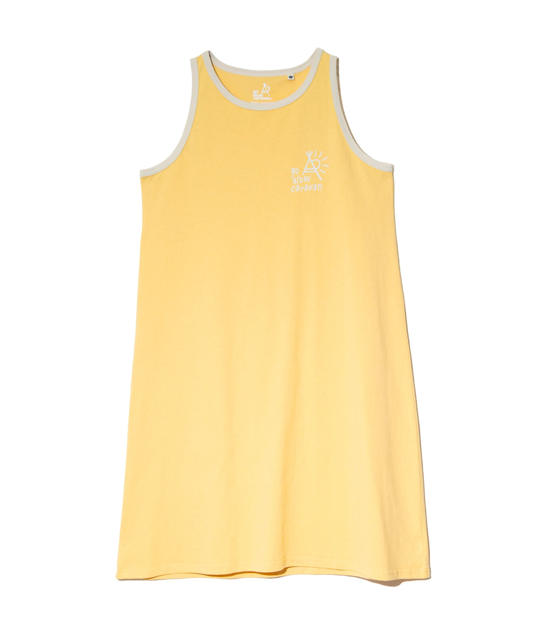 go slow caravan(ゴースローキャラバン) |USA/Cカラーバインダータンクトップワンピース (WOMENS)