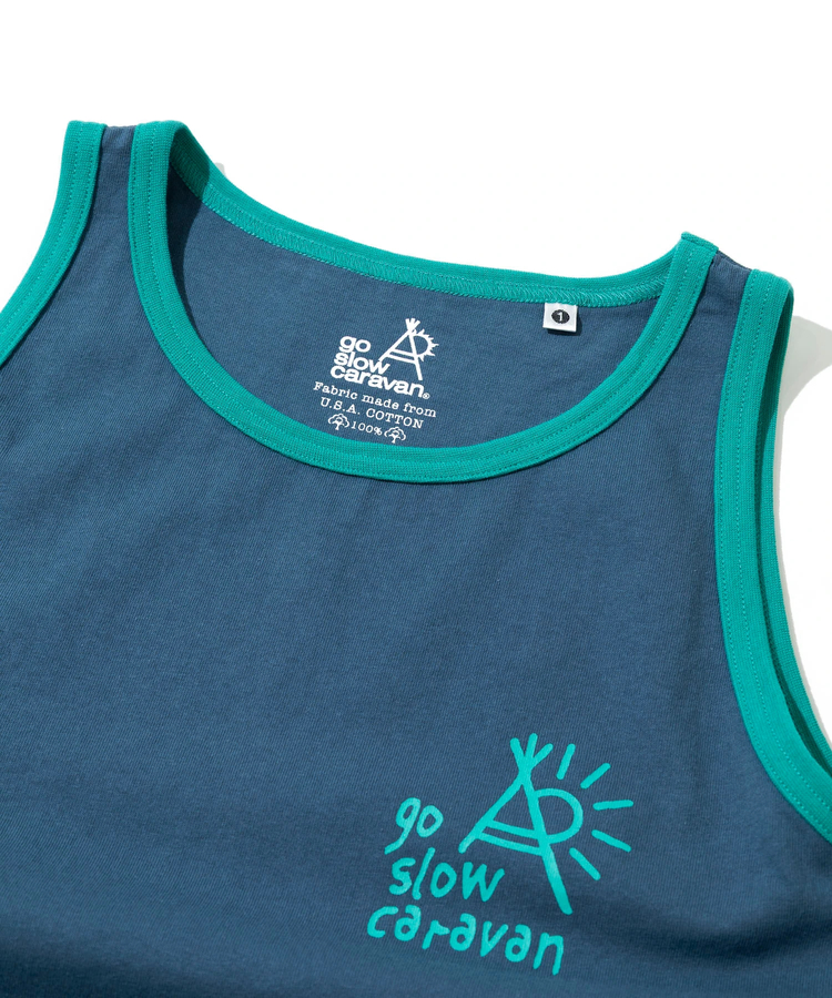 go slow caravan(ゴースローキャラバン) |USA/Cカラーバインダータンクトップワンピース (WOMENS)