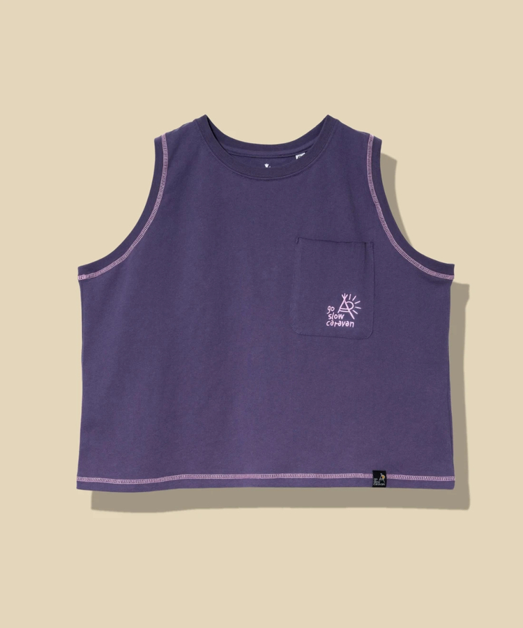 go slow caravan(ゴースローキャラバン) |USA/C ノースリーブミドルTEE (WOMENS)