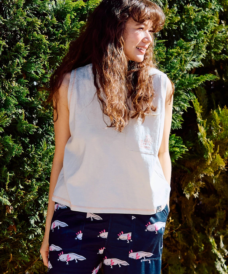 go slow caravan(ゴースローキャラバン) |USA/C ノースリーブミドルTEE (WOMENS)