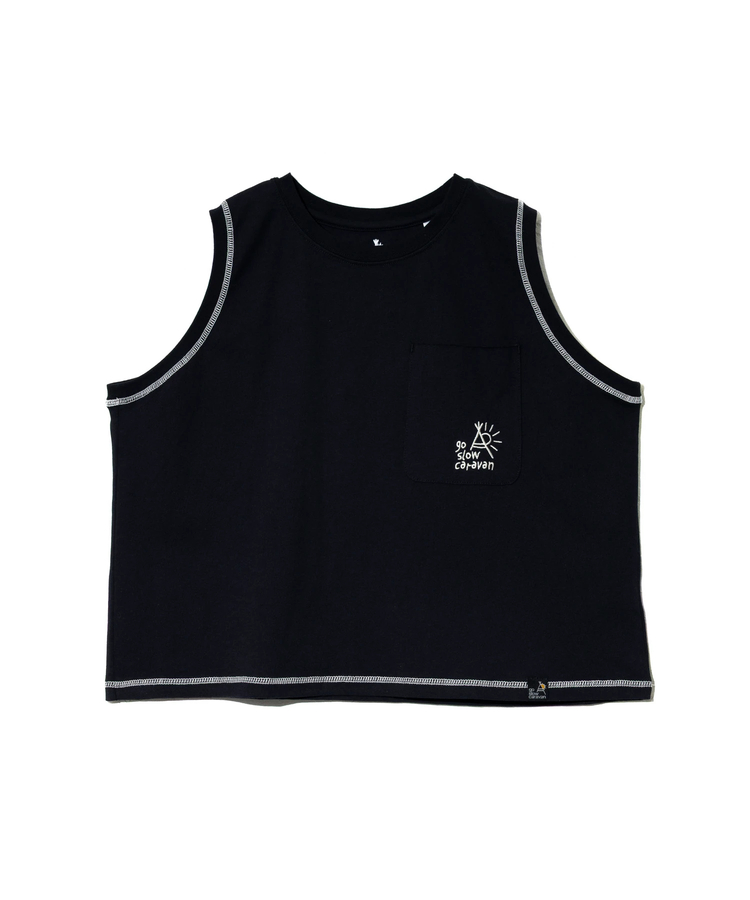 go slow caravan(ゴースローキャラバン) |USA/C ノースリーブミドルTEE (WOMENS)