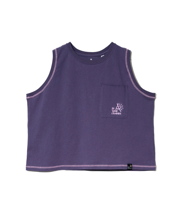 go slow caravan(ゴースローキャラバン) |USA/C ノースリーブミドルTEE (WOMENS)