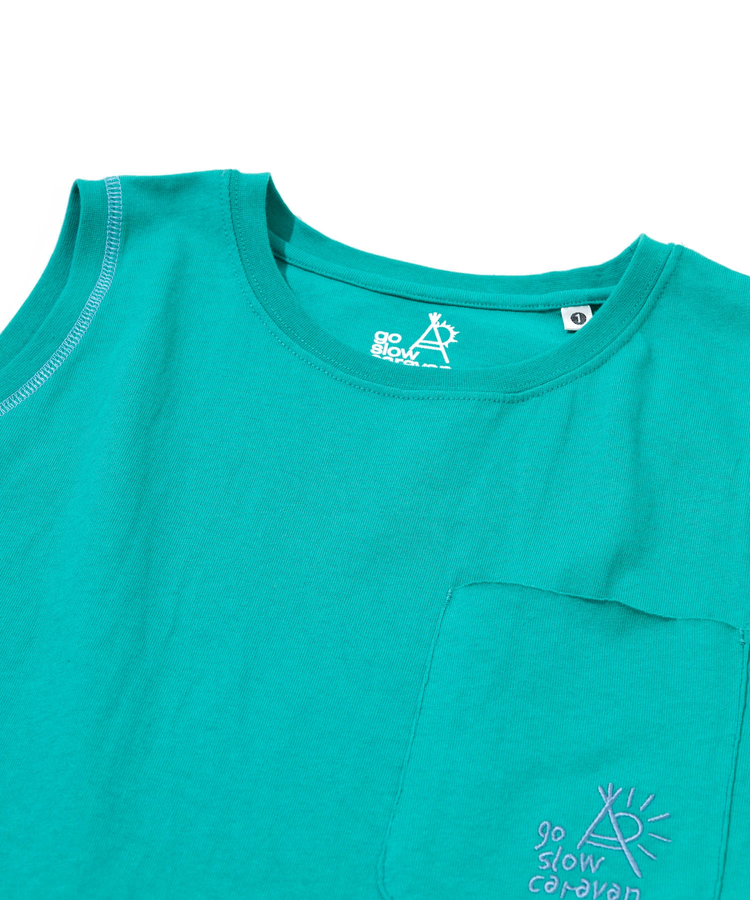 go slow caravan(ゴースローキャラバン) |USA/C ノースリーブミドルTEE (WOMENS)