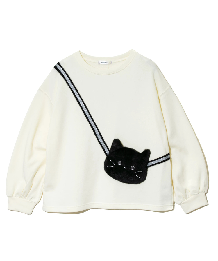 cuddris/カデュリス ねこポシェットプルオーバー (WOMENS