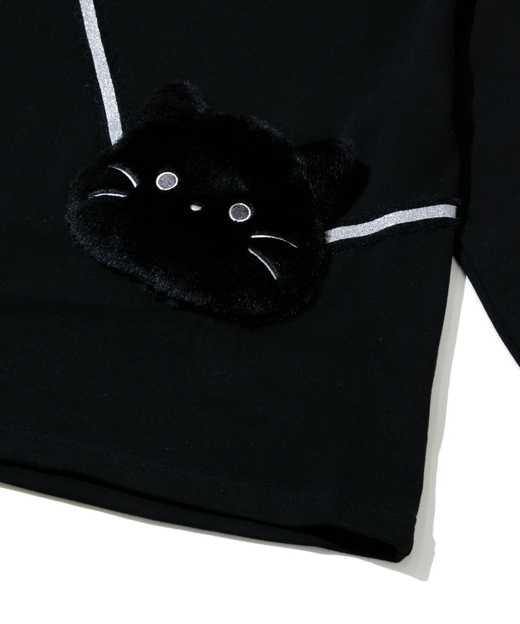 cuddris/カデュリス ねこポシェットプルオーバー (WOMENS cuddris/カデュリス ねこポシェットプルオーバー (WOMENS