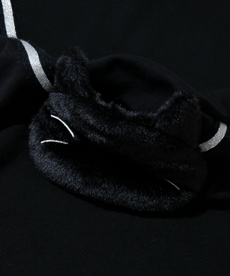 15.ねこ様　オーダー cuddris/カデュリス ねこポシェットプルオーバー (WOMENS