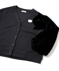 go slow caravan(ゴースローキャラバン) |cuddris/カデュリス ねこ片袖切替カーディガン (WOMENS)
