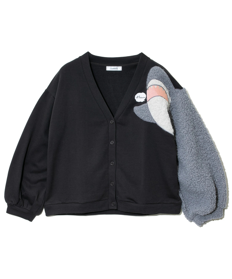 go slow caravan(ゴースローキャラバン) |cuddris/カデュリス さめ片袖切替カーディガン (WOMENS)