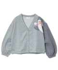 go slow caravan(ゴースローキャラバン) |cuddris/カデュリス さめ片袖切替カーディガン (WOMENS)