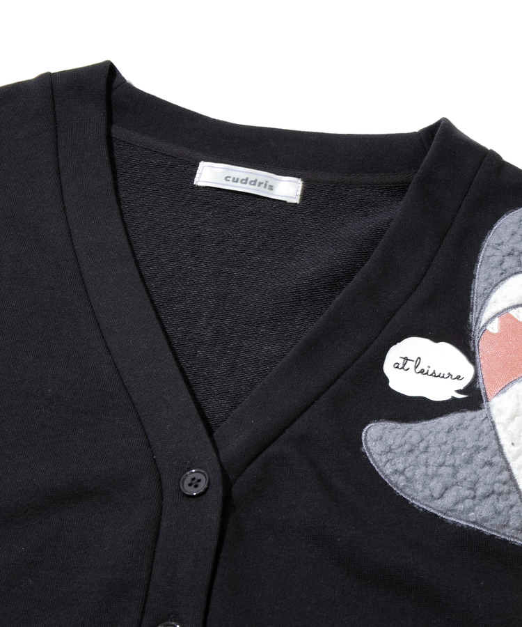 go slow caravan(ゴースローキャラバン) |cuddris/カデュリス さめ片袖切替カーディガン (WOMENS)