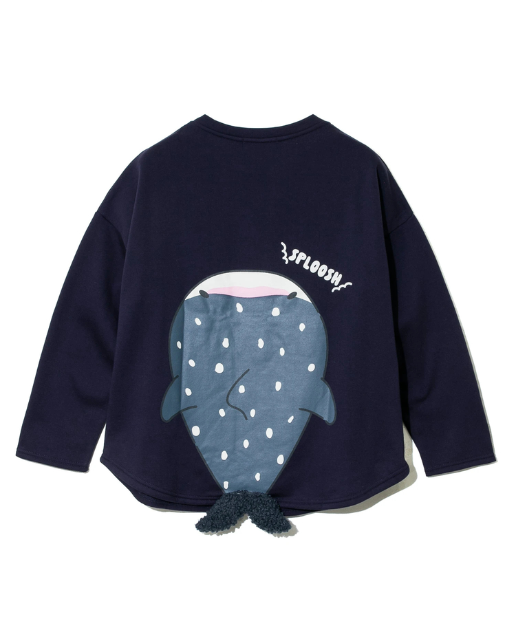 go slow caravan(ゴースローキャラバン) |cuddris/カデュリス ジンベイザメ立体尻尾プルオーバー (WOMENS)