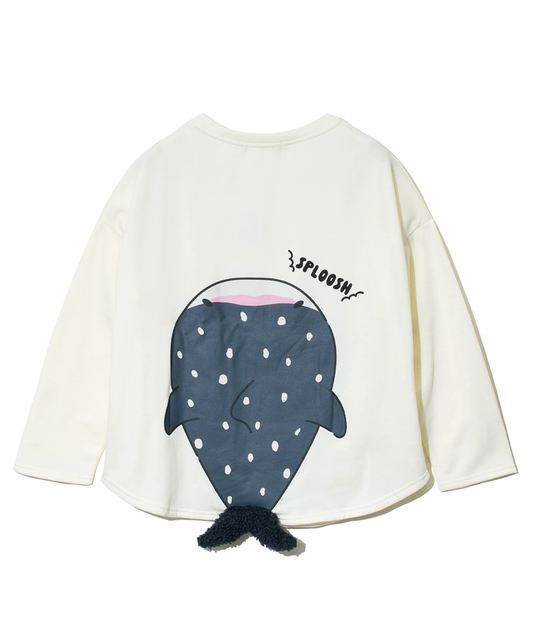 go slow caravan(ゴースローキャラバン) |cuddris/カデュリス ジンベイザメ立体尻尾プルオーバー (WOMENS)