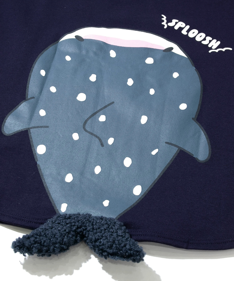 go slow caravan(ゴースローキャラバン) |cuddris/カデュリス ジンベイザメ立体尻尾プルオーバー (WOMENS)