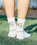 go slow caravan(ゴースローキャラバン) |刺繍 クウォーターソックス (MENS/WOMENS)