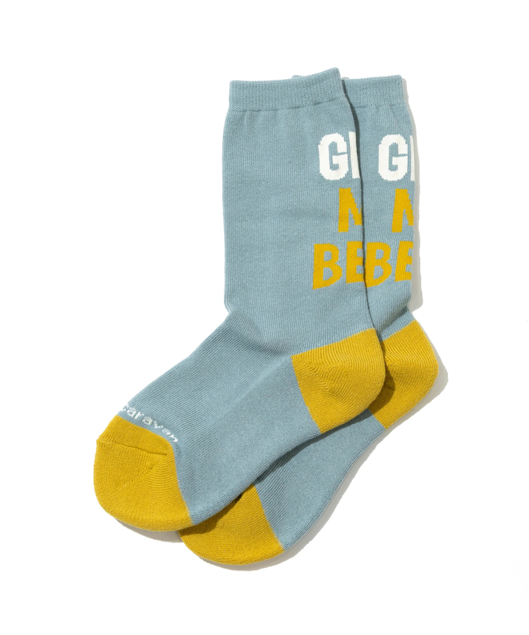 go slow caravan(ゴースローキャラバン) |ジャガード クルーソックス (MENS/WOMENS)