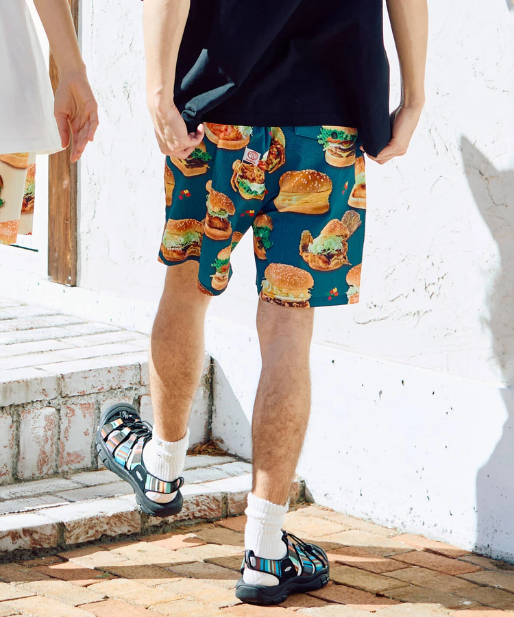 go slow caravan(ゴースローキャラバン) |【DOMDOM×GSC】ストレッチサッカーイージーショーツ (MENS)