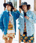 go slow caravan(ゴースローキャラバン) |【DOMDOM×GSC】綿レーヨンデニムL/Sシャツ (MENS)