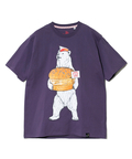 go slow caravan(ゴースローキャラバン) |【DOMDOM×GSC】手作り厚焼きたまごバーガークマTEE (MENS)
