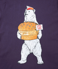 go slow caravan(ゴースローキャラバン) |【DOMDOM×GSC】手作り厚焼きたまごバーガークマTEE (MENS)