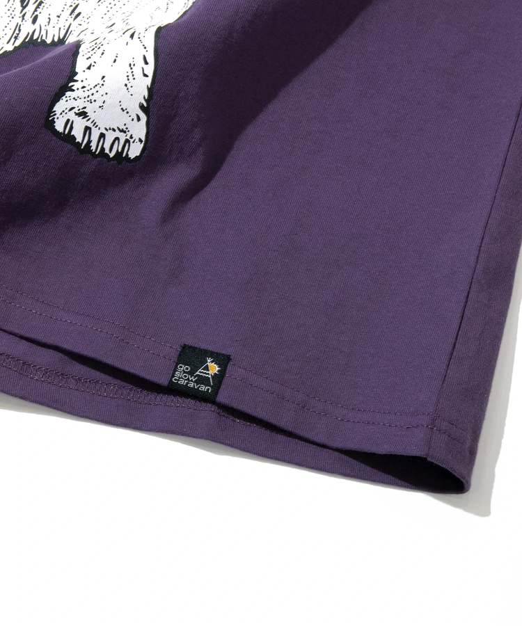 go slow caravan(ゴースローキャラバン) |【DOMDOM×GSC】手作り厚焼きたまごバーガークマTEE (MENS)