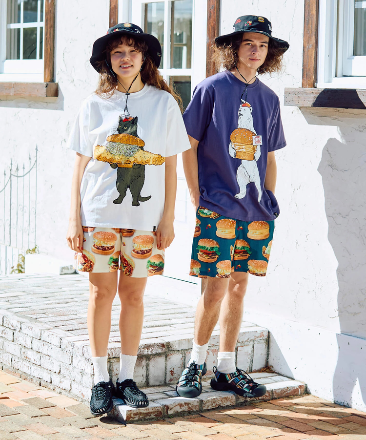 DOMDOM×GSC】びたびたバターフィッシュ猫 TEE – ドムドム