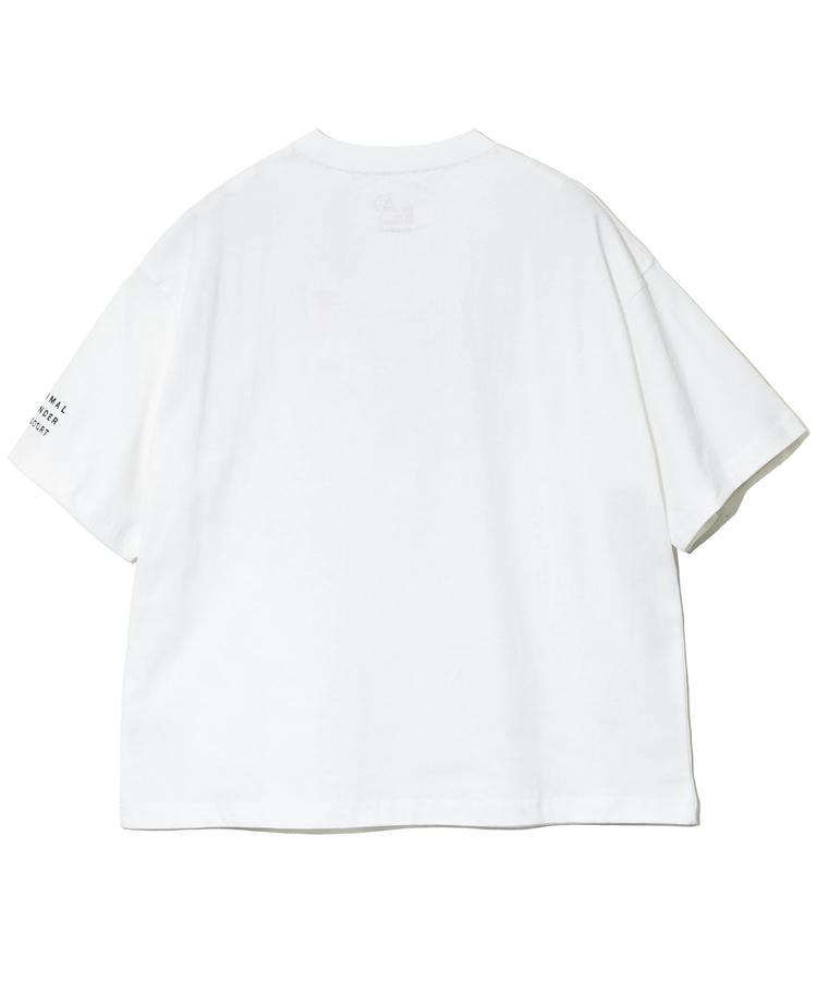 go slow caravan(ゴースローキャラバン) |【DOMDOM×GSC】味噌ピーチキンバーガーゾウBIG TEE (MENS)