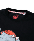 go slow caravan(ゴースローキャラバン) |【DOMDOM×GSC】味噌ピーチキンバーガーゾウBIG TEE (MENS)