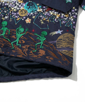 go slow caravan(ゴースローキャラバン) |コットン/ナイロンパネル刺繍モッズコート (MENS/WOMENS)
