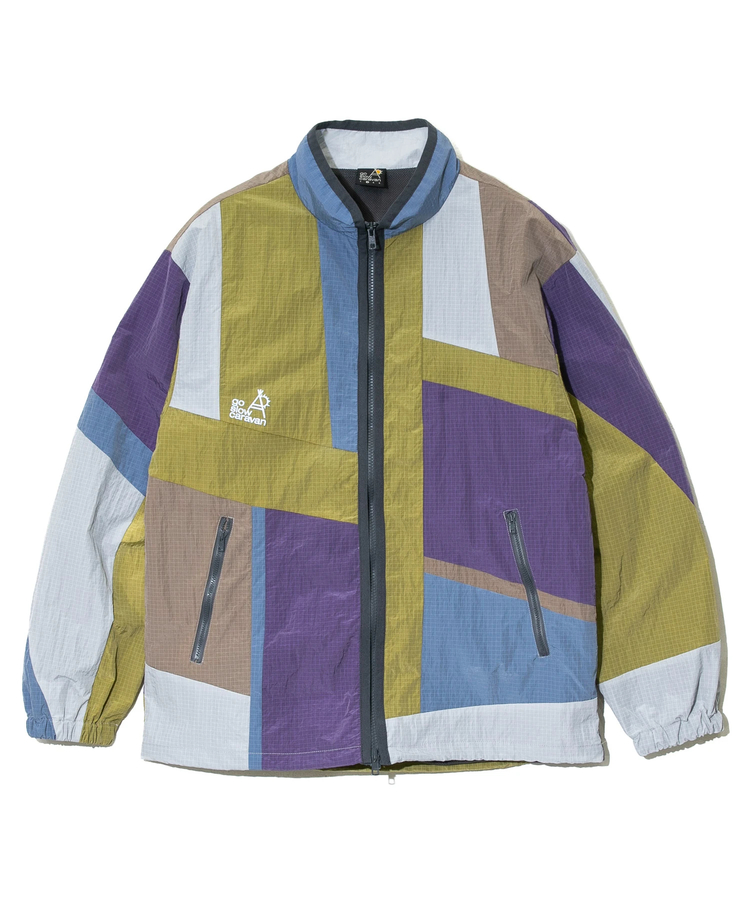 go slow caravan(ゴースローキャラバン) |ナイロンリップパッチワークブルゾン (MENS)